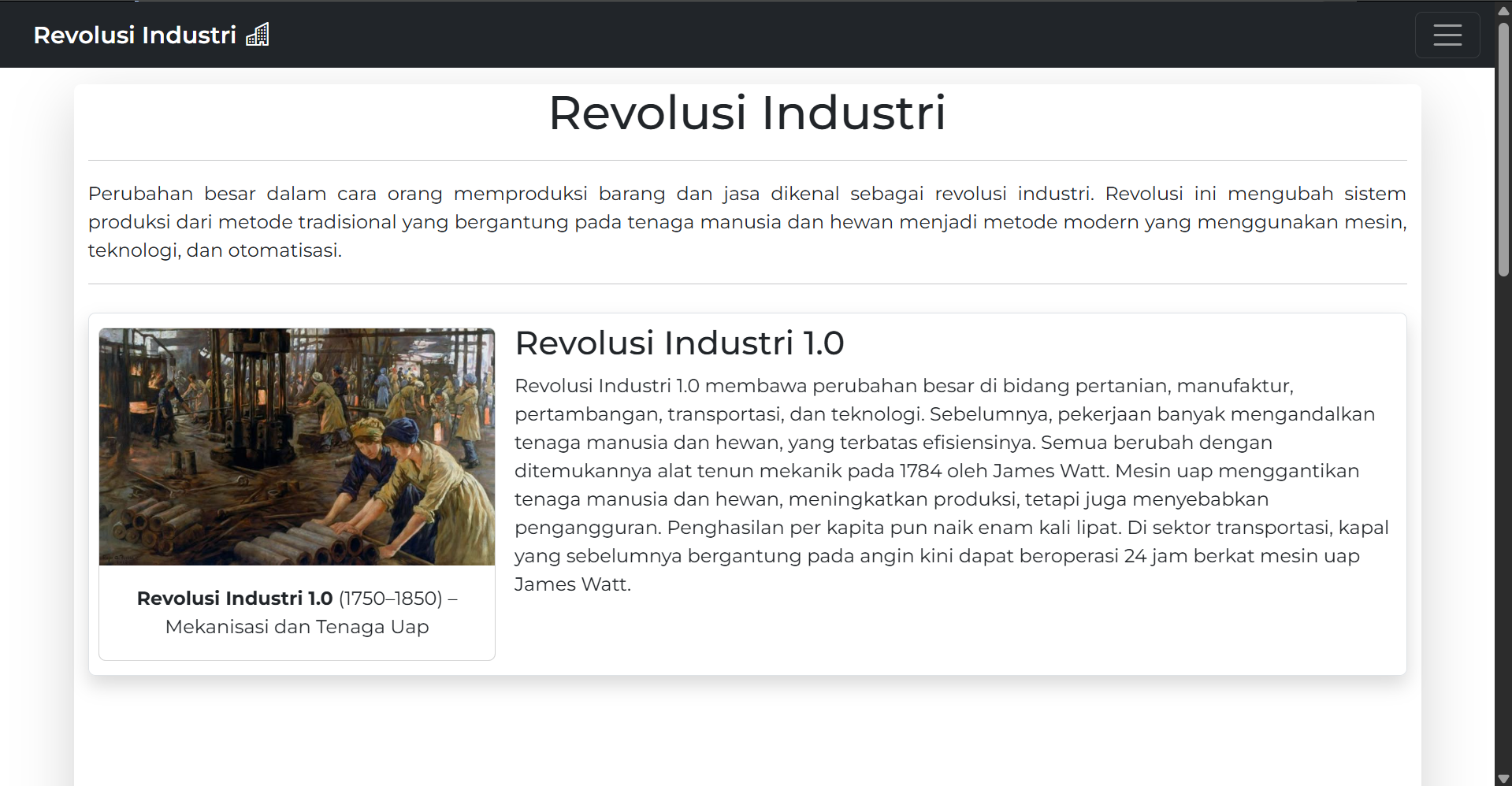 REVOLUSI INDUSTRI